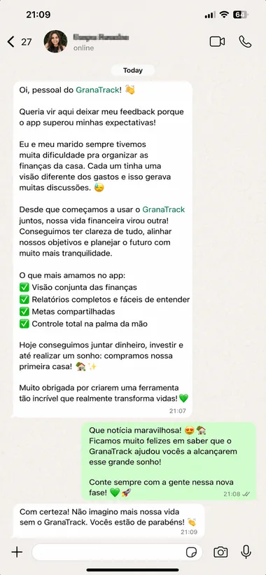 Depoimento de cliente 2