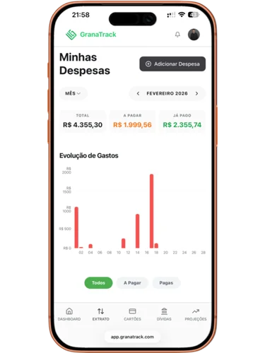 Interface de Controle de Despesas